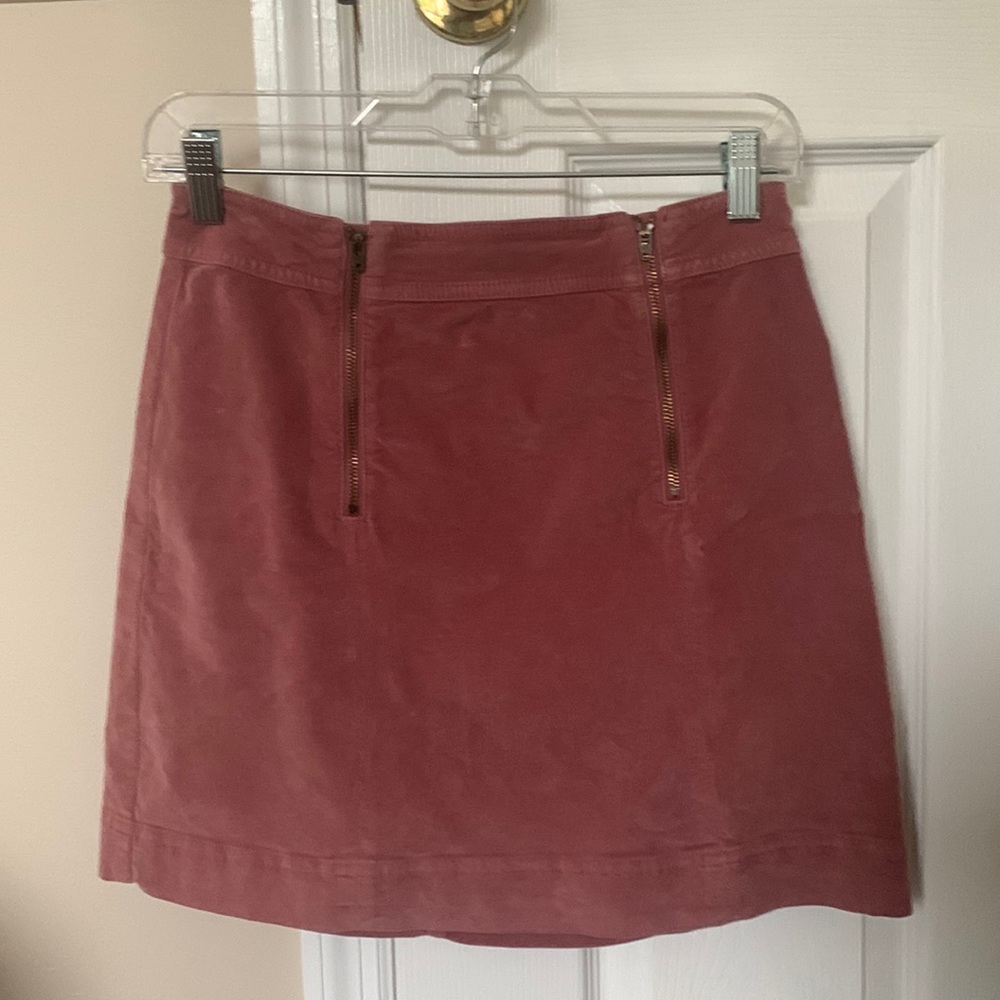Madewell velvet Skirt